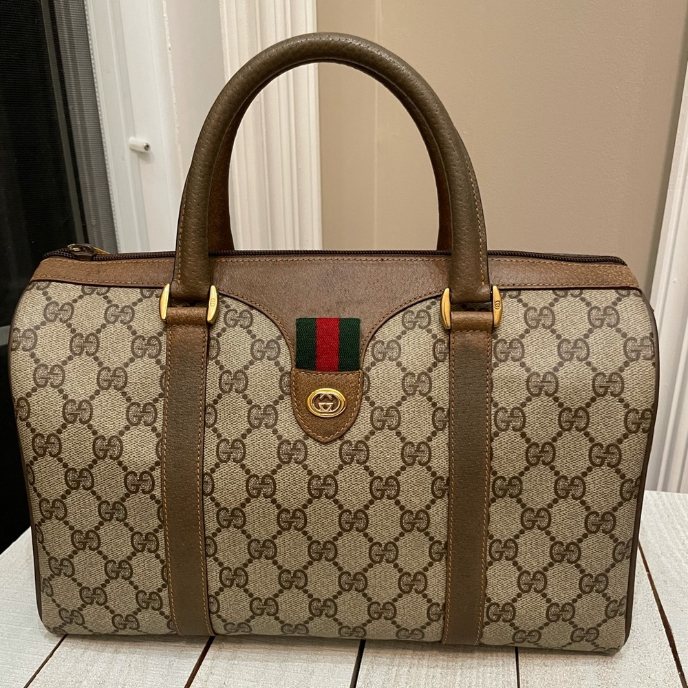 💗Vintage Gucci Boston Bag